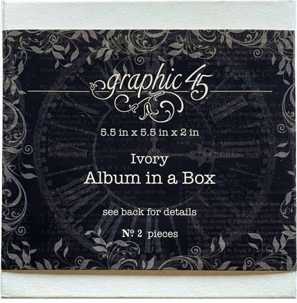 Graphic 45 Album in a Box Ivory